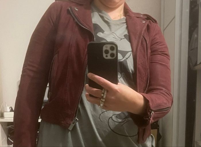 Veste blouson en cuir - photo numéro 2