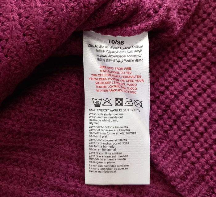 Pull à col roulé femme violet Love Knitwear taille 38h - photo numéro 7