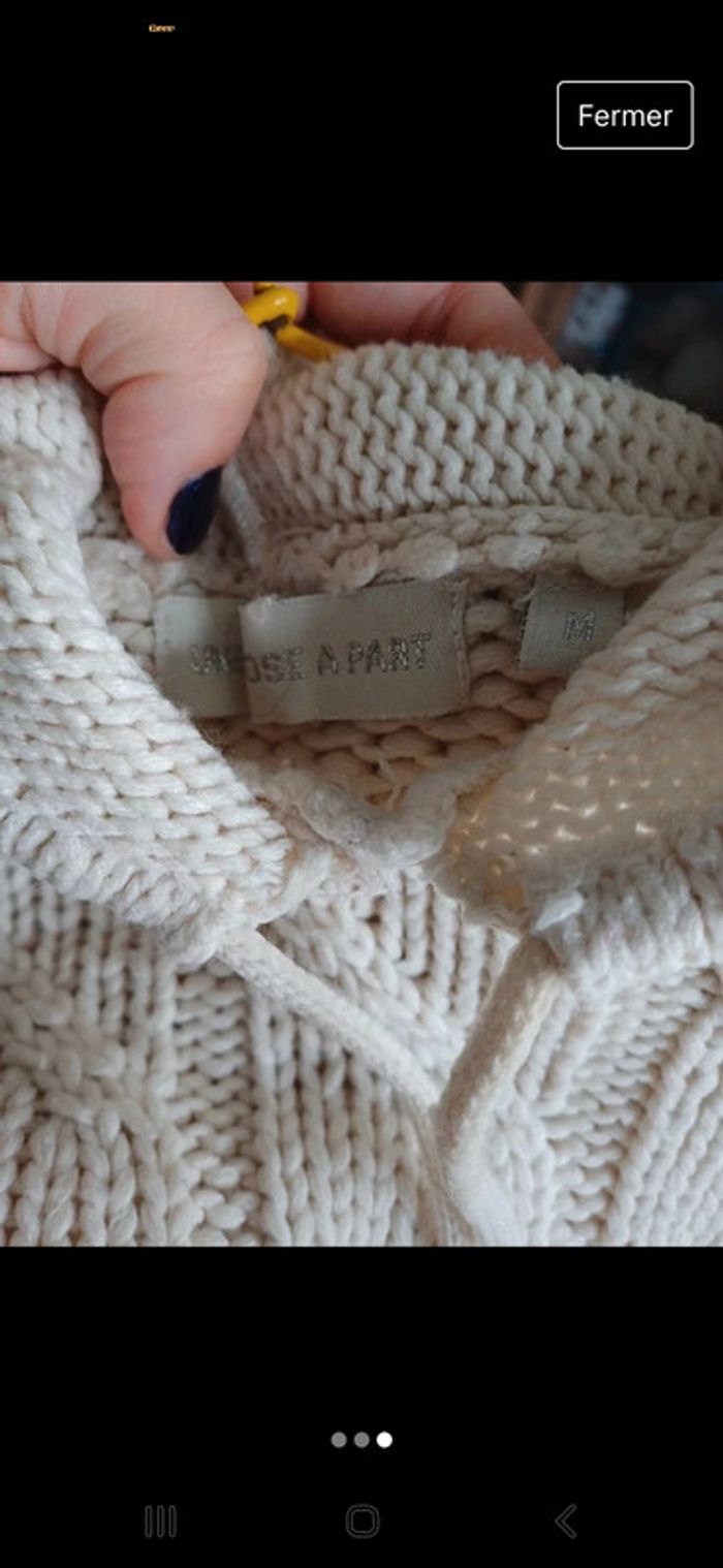 Joli pull crème - photo numéro 3