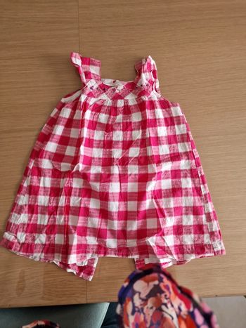 Robe avec son gilet rose sergent major