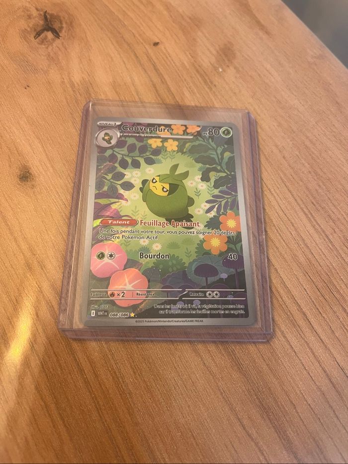 Carte Pokémon Couverdure 088/086 EV10.5 Flamme Blanche WHT Ecarlate et Violet