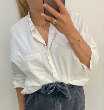 🤍Chemise ample Zara blanche Taille M