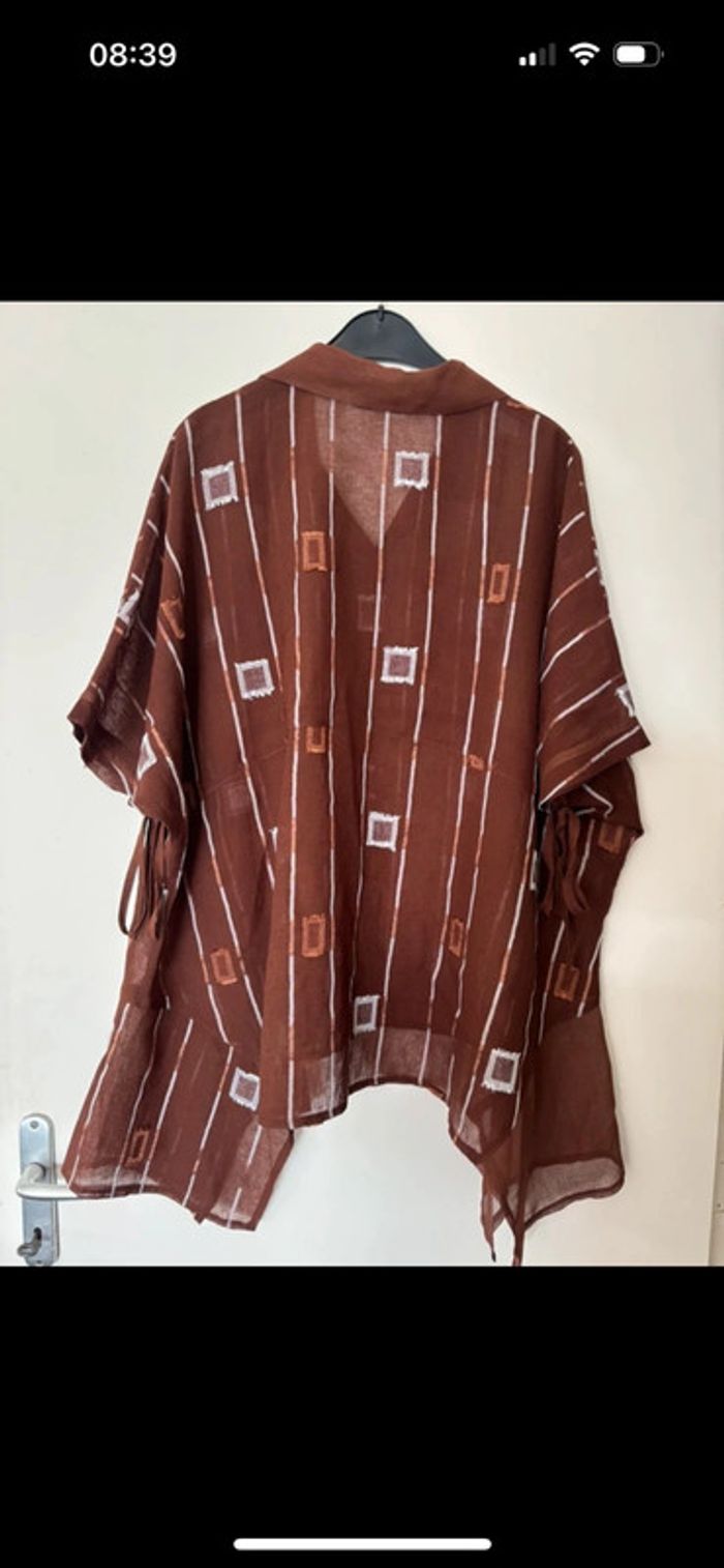 Superbe ensemble marron original neuf Alexo taille 46/48 - photo numéro 5