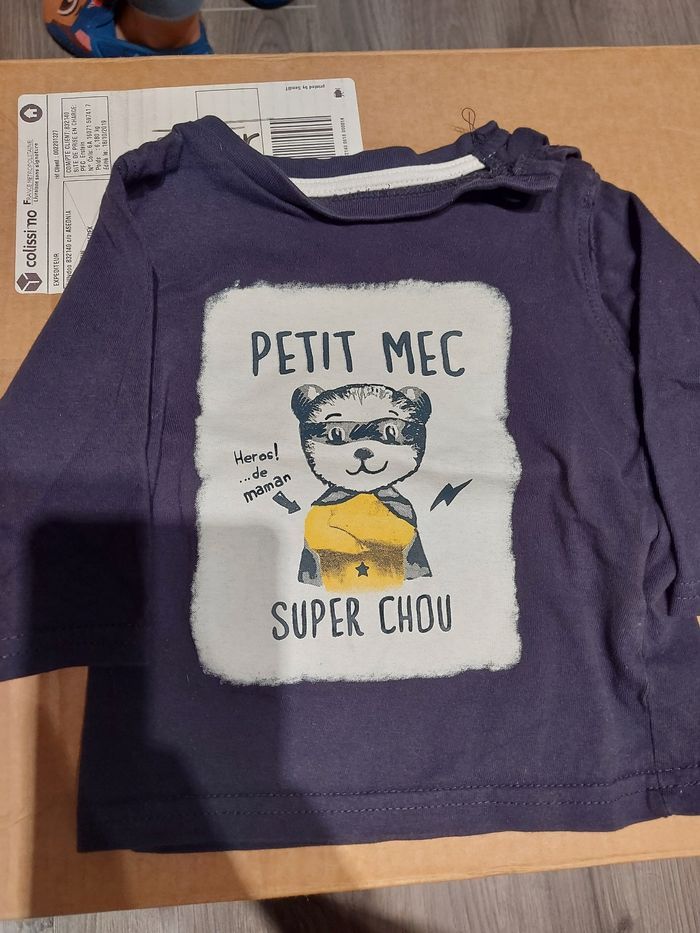 Tee shirt garçon 6 mois