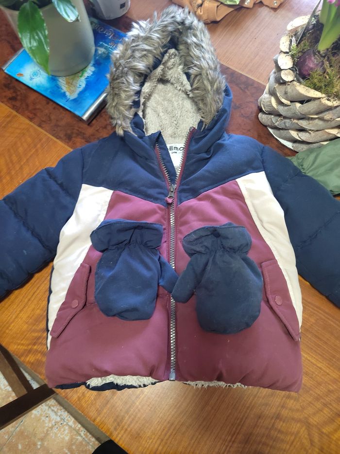 Doudoune et mouffles