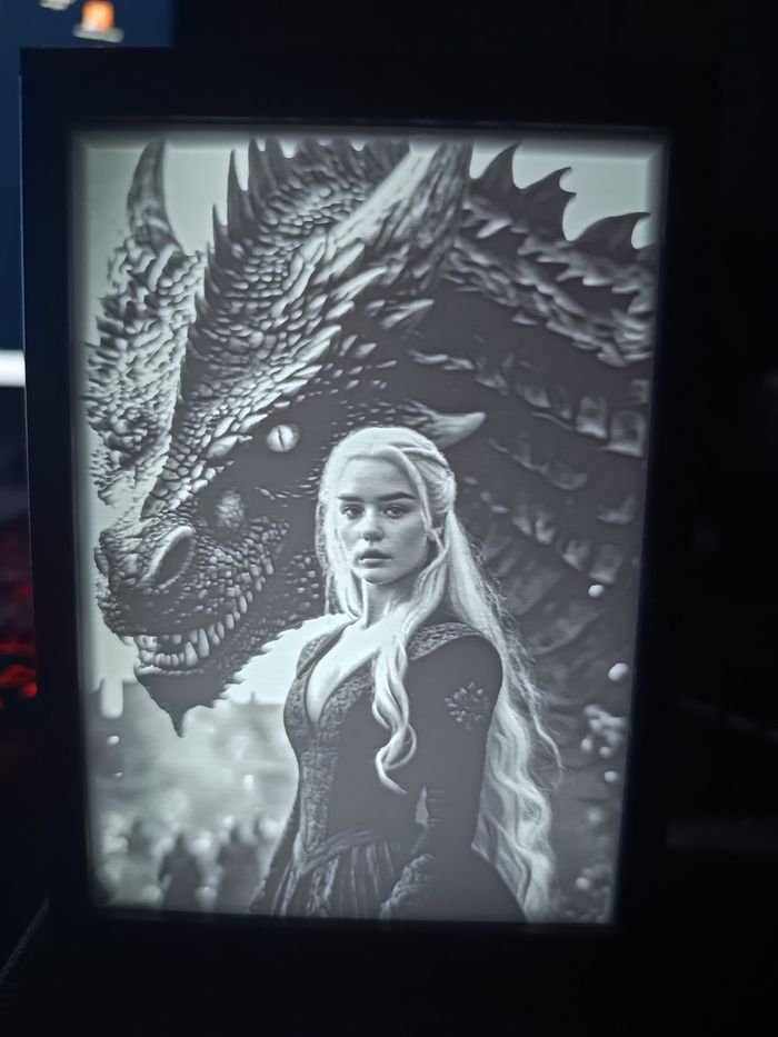 Lampe litho game of thrones - photo numéro 2