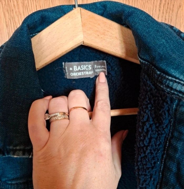 Veste en jeans doublée en polaire 8 ans - photo numéro 3