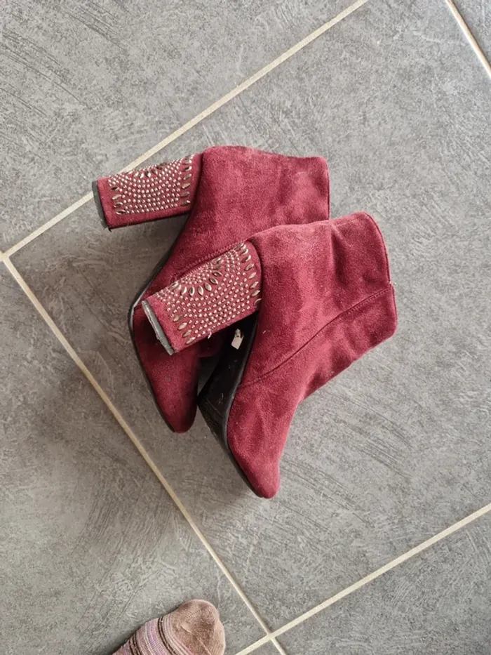 Bottines strass