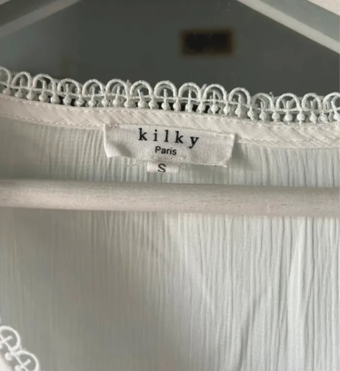 Blouse blanche Kilky taille S - photo numéro 3