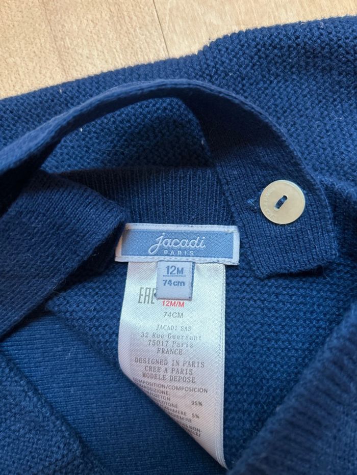 Bloomer bretelles salopette Jacadi 12 mois - photo numéro 5