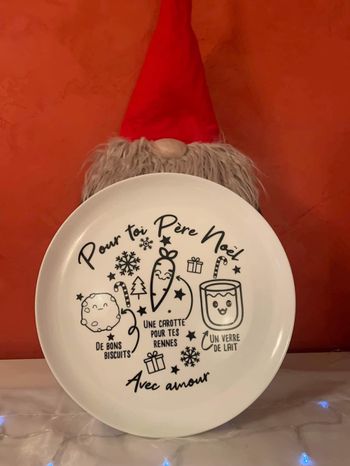 Assiette du Père Noël