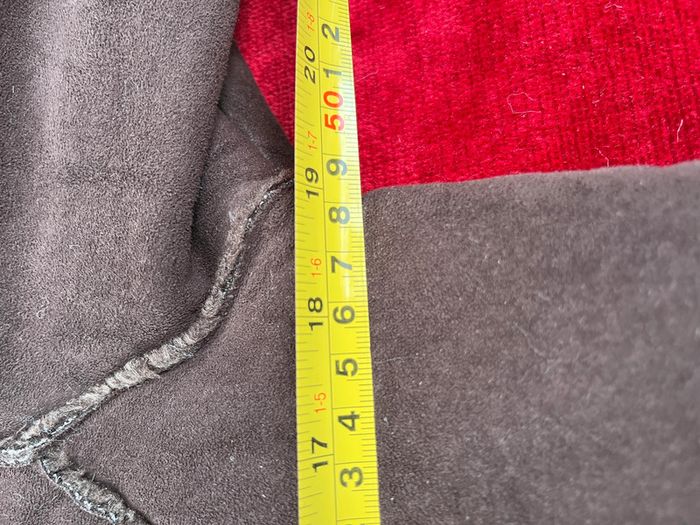 Veste imitation peau lainée marron – Marque Mim – Taille T3 - photo numéro 11