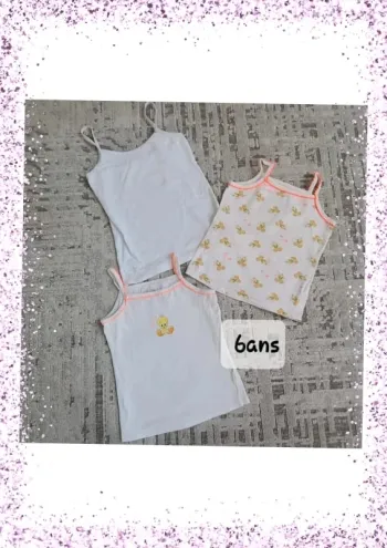 Lot debardeurs 6 ans