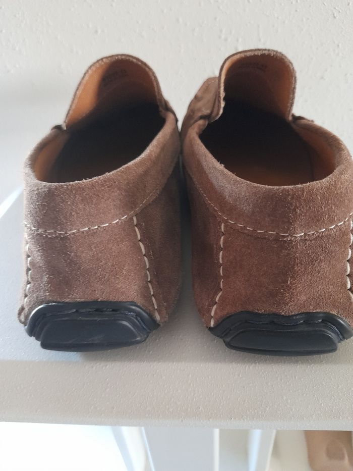 Mocassins cuir nubuck marron Carnet de vol. - photo numéro 4