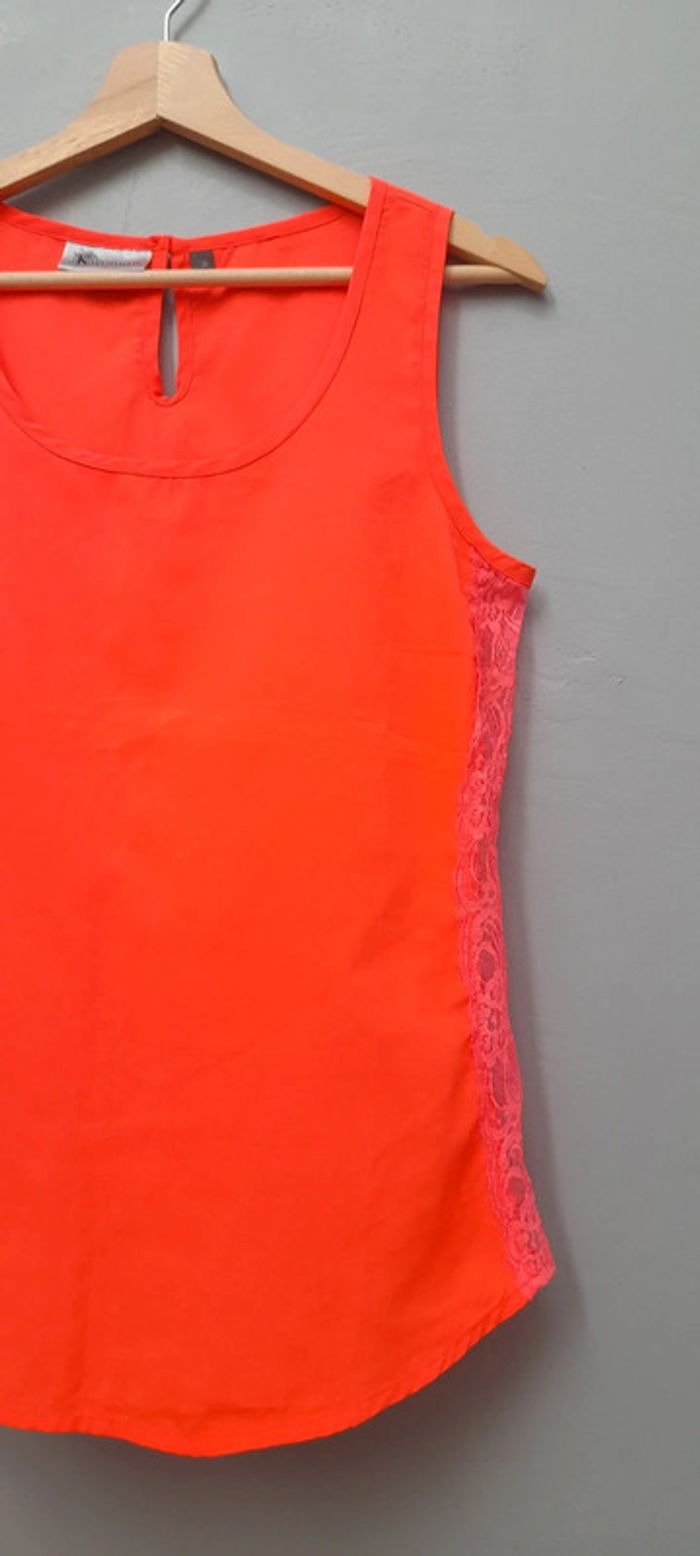 Débardeur dentelle ajouré sur les côtés - photo numéro 3