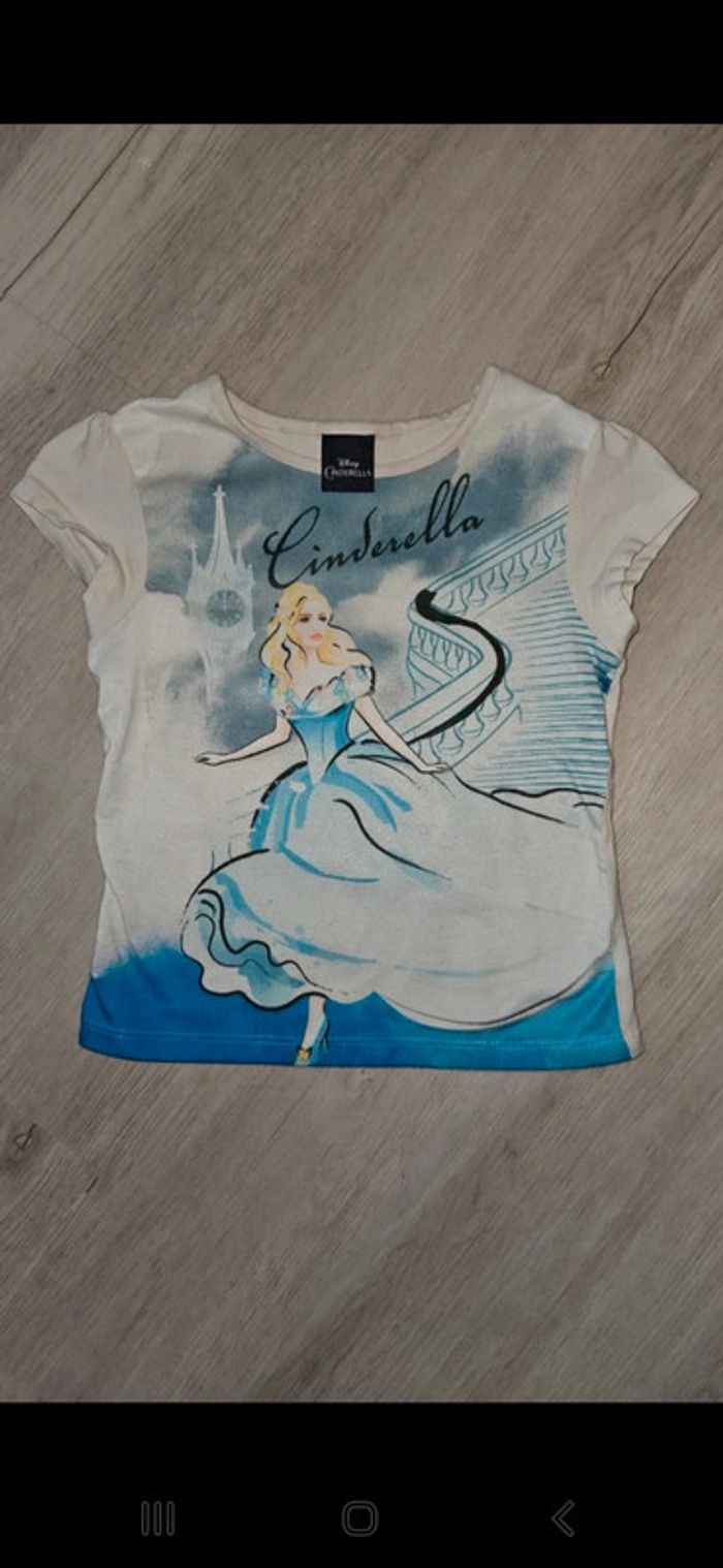Tee-shirt cendrillon disney