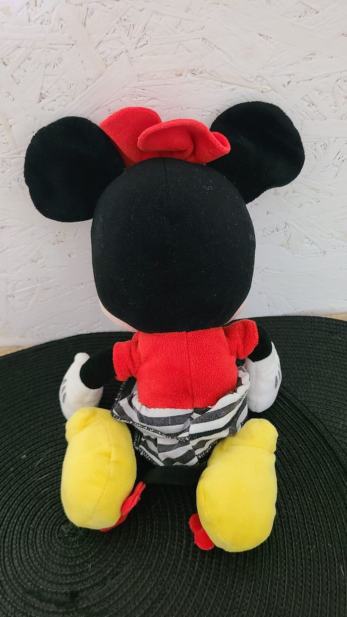 Peluche Minnie - Disney - Robe rayée - photo numéro 4