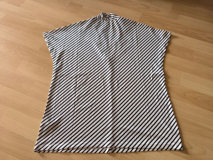 Blouse H&M beige lignée noir taille S - photo numéro 6