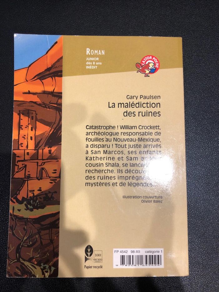 La malédiction des ruines gary paulsen - photo numéro 2
