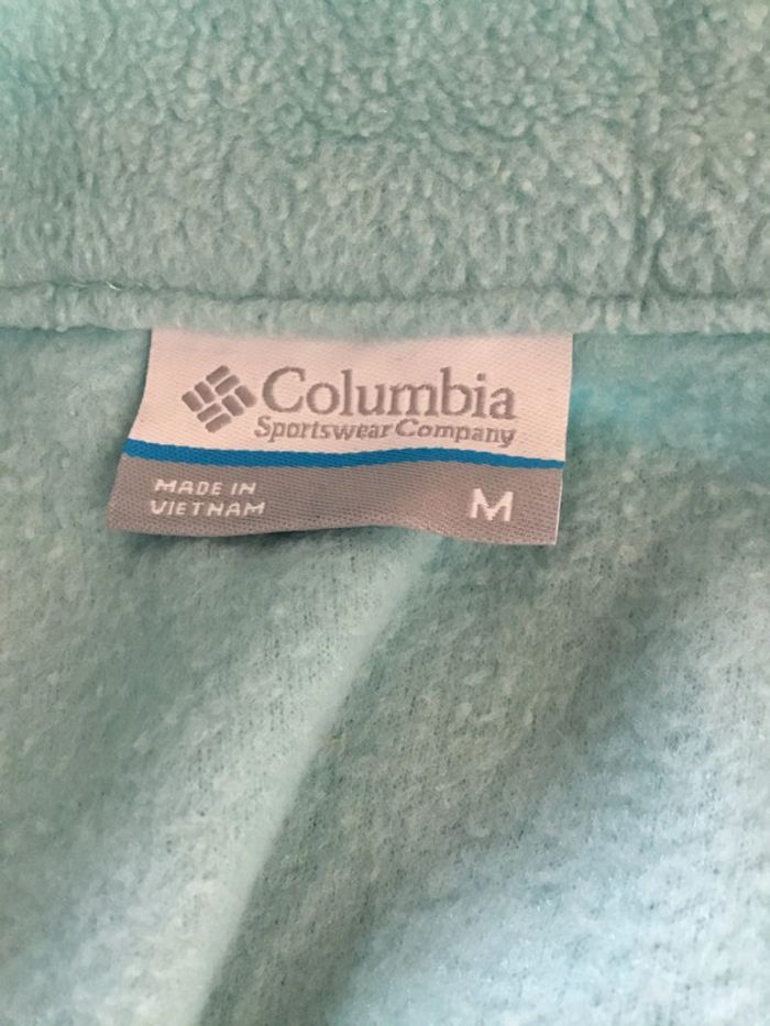 Veste polaire pour femme Columbia menthe taille M 124 - photo numéro 10