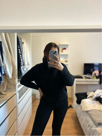Col roulé Noir Zara Taille 36