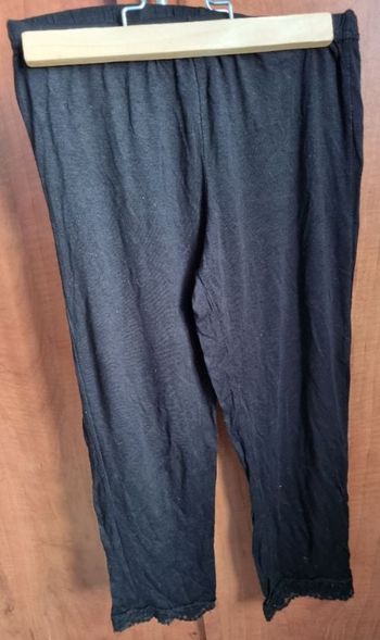 Legging noir 12ans avec dentelle