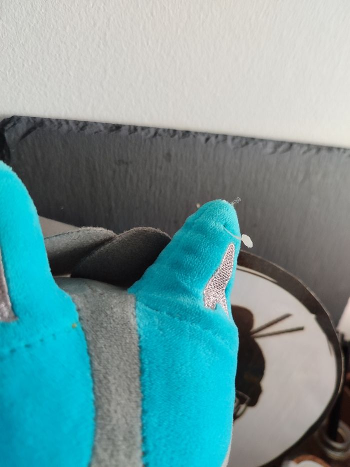 peluche Lucario pokemon loup bleu rouge gris beige neuf Nintendo Pokémon - photo numéro 3