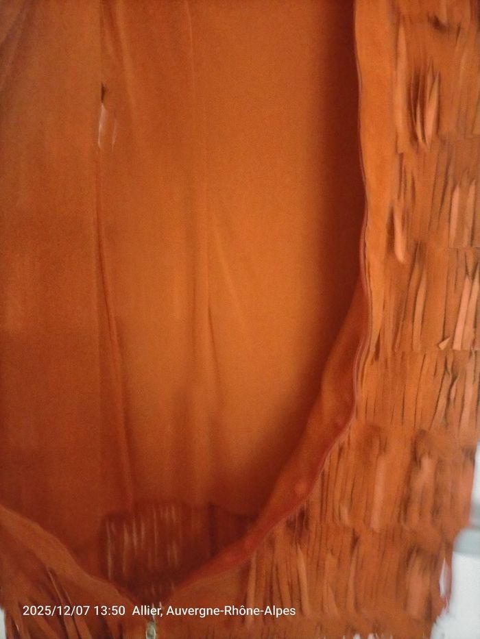 Robe à frange en daim - photo numéro 5