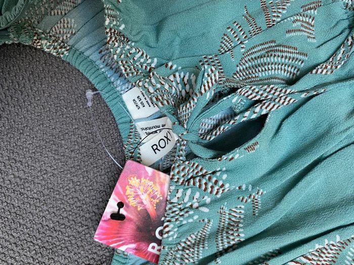 Robe été Roxy S turquoise coastal sound - photo numéro 4