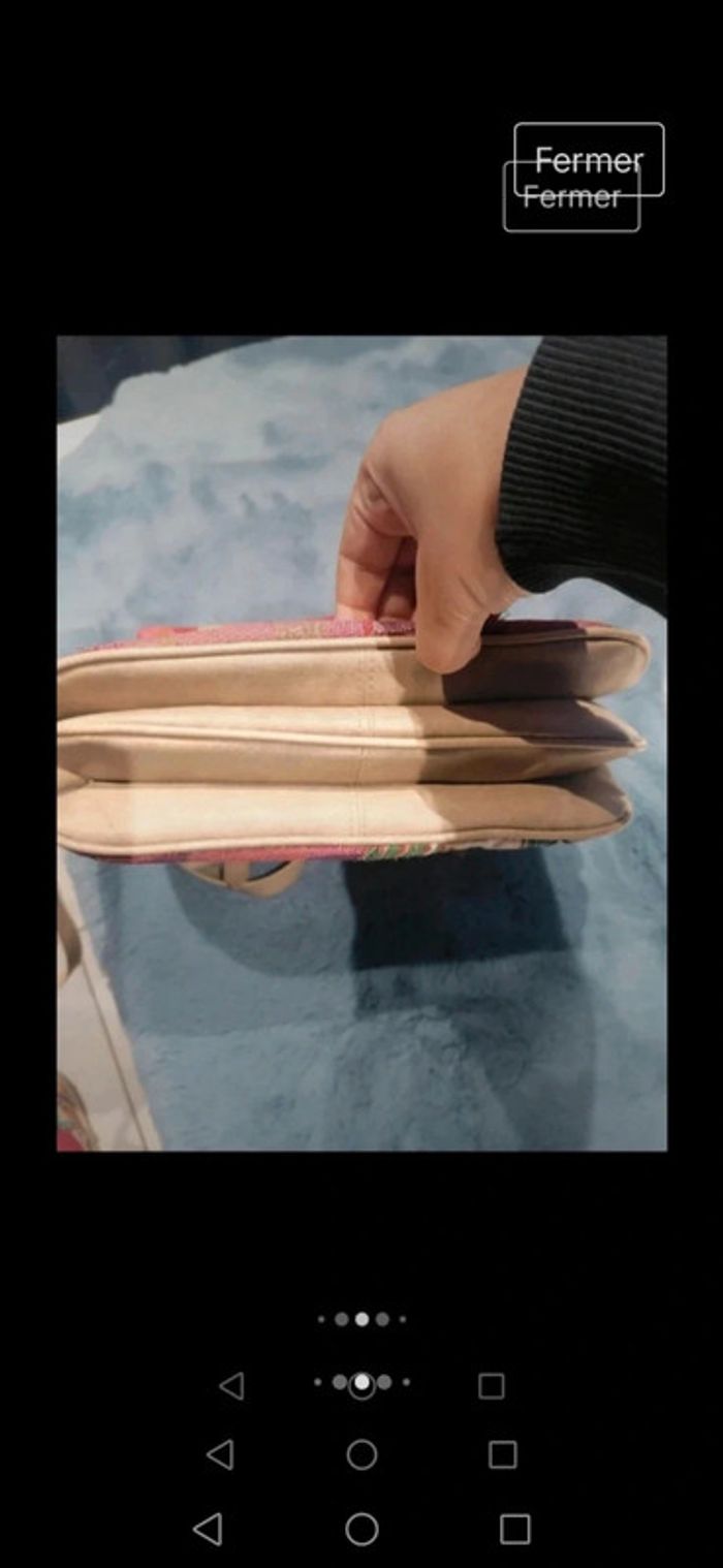 Sac desigual bon état il juste une marque de stylo à intérieur - photo numéro 9