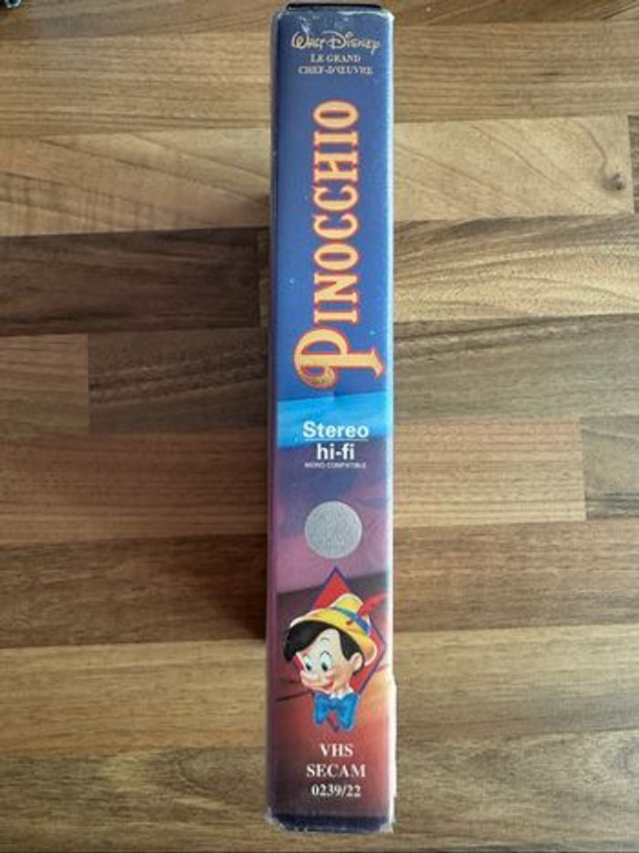 Cassette VHS Pinocchio le grand chef d’œuvre - photo numéro 3