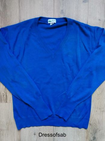 Pull Lacoste Vintage 1980 Rare Femme laine