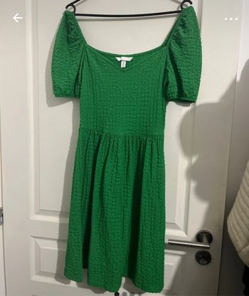 Robe courte verte