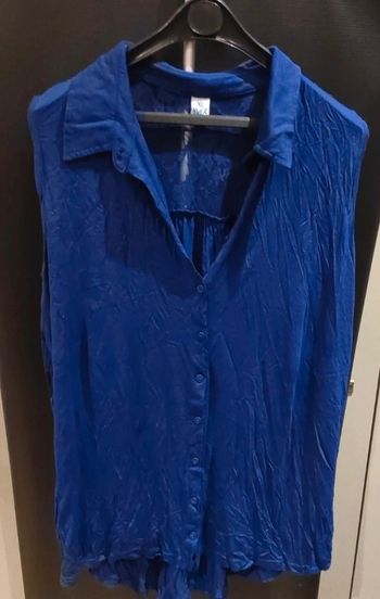Chemisier bleu taille XL Ms mode