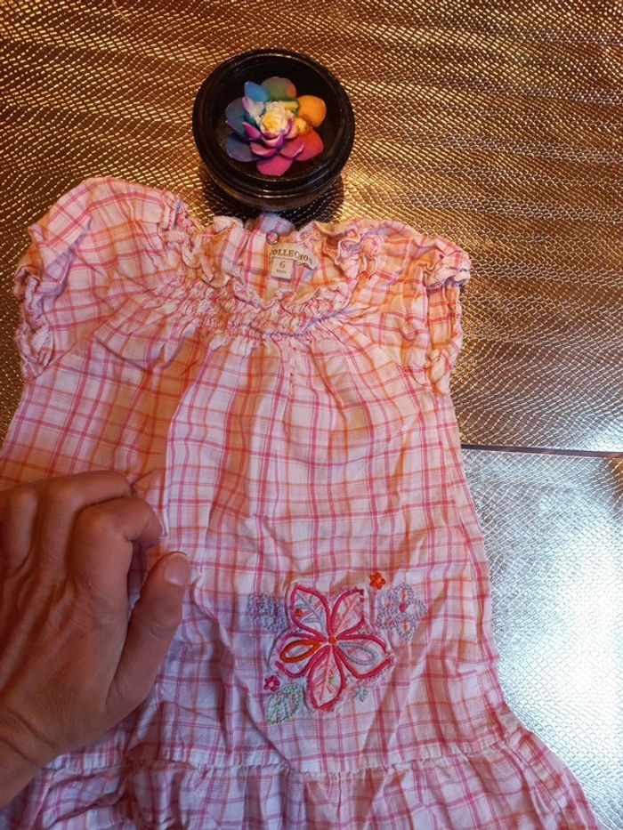 Robe d'été à carreaux 6 mois - photo numéro 2