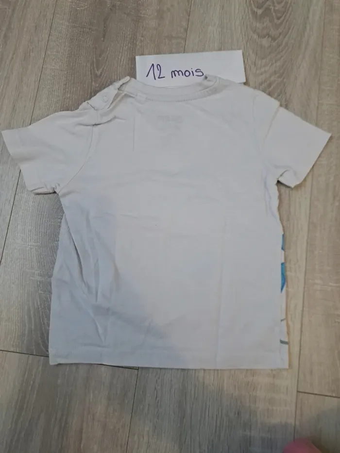 T-shirt manches courtes 12 24 mois - photo numéro 2