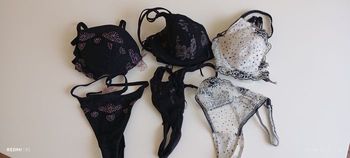 Lot de 3 ensemble soutien-gorge et bas 