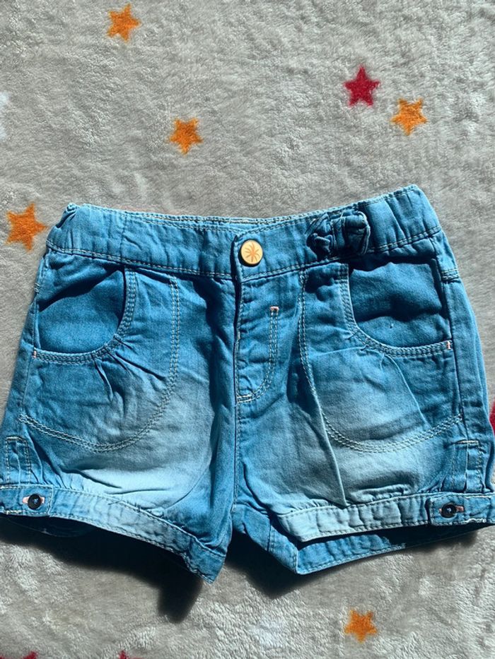 Lot Tee-shirt Terre de Marin et Short Grain de Blé Corail et Bleu 3 Ans - photo numéro 6