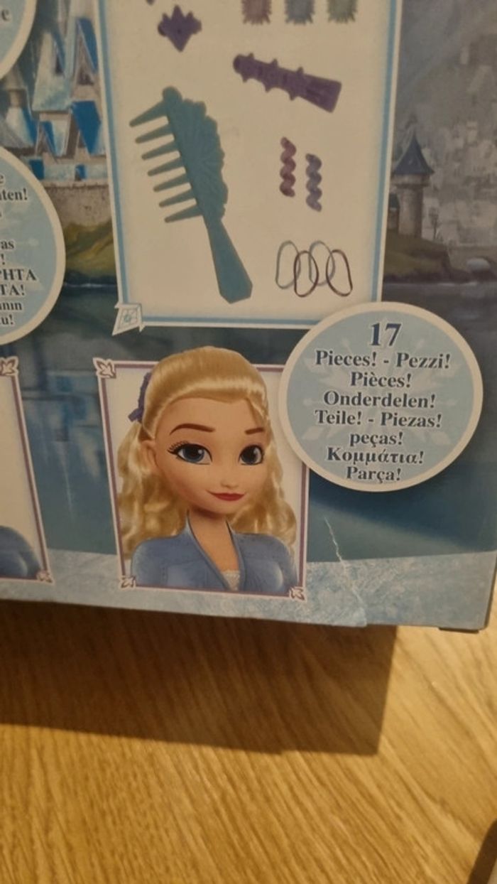 Tête à coiffer Elsa la reine des neiges - photo numéro 2