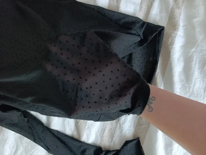 T shirt tulle manches longues - photo numéro 2