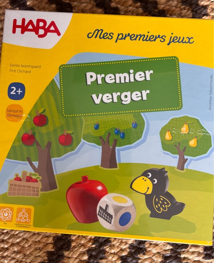 Haba jeux mon premier verger neuf