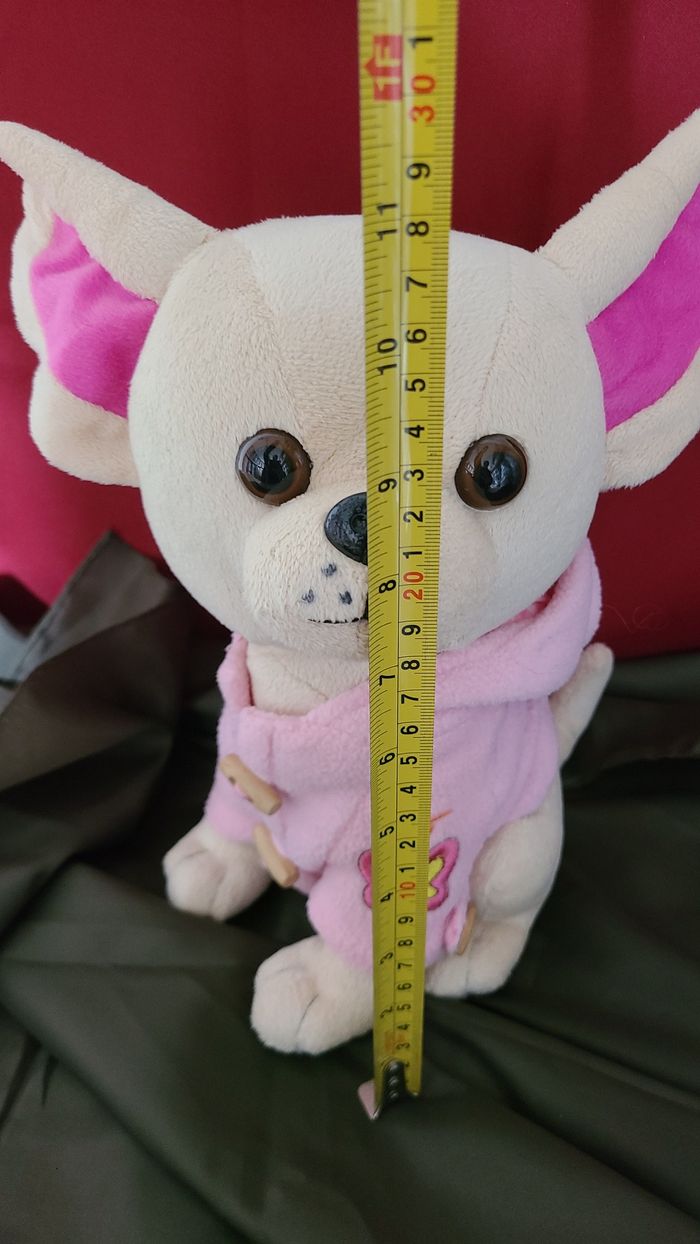 Chihuahua chien, peluche 30cm (Brandnew Chihuahua dog stuffed plush - photo numéro 4