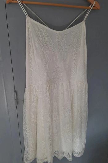 robe midi kiabi crème taille XL