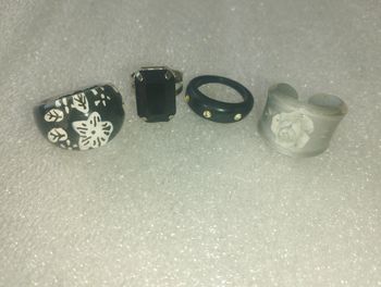 Lot bagues fantaisie