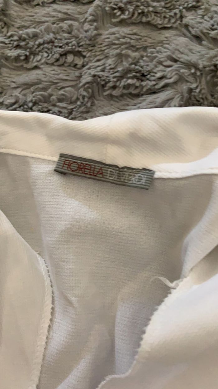 Chemise blanche Florella di Verdi taille 44/46 - photo numéro 2
