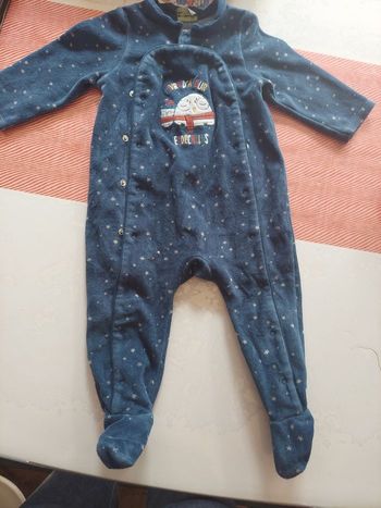 Pyjama velours 12mois