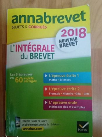 Annabrevet 2018