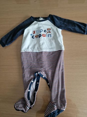 Pyjama sergent major doux velour