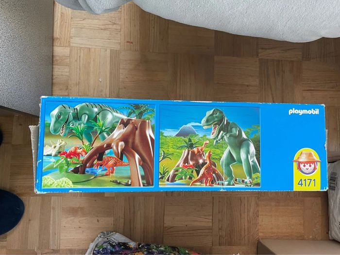 Boîte playmobil Dinosaures 4171 Tyrannosaure avec Velociraptors - photo numéro 3