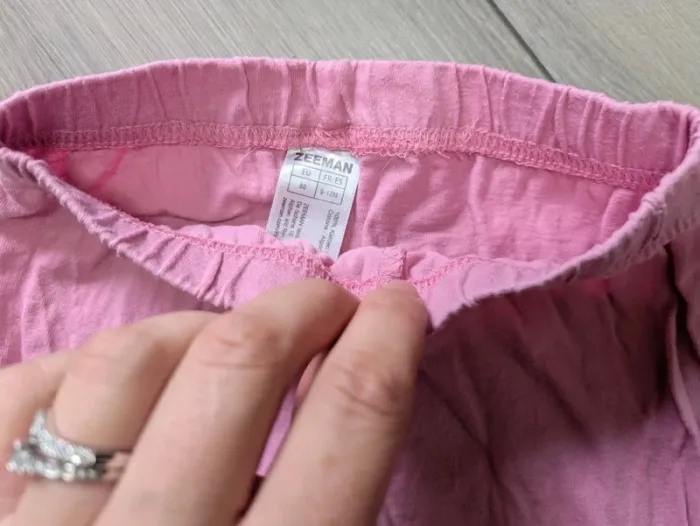 Lot de 3 leggings filles 12-18 mois zeeman - photo numéro 2